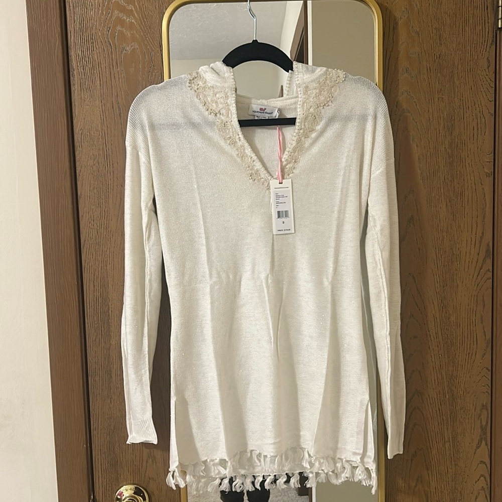 NWT Vineyard Vines Textured Hooded Tunic
